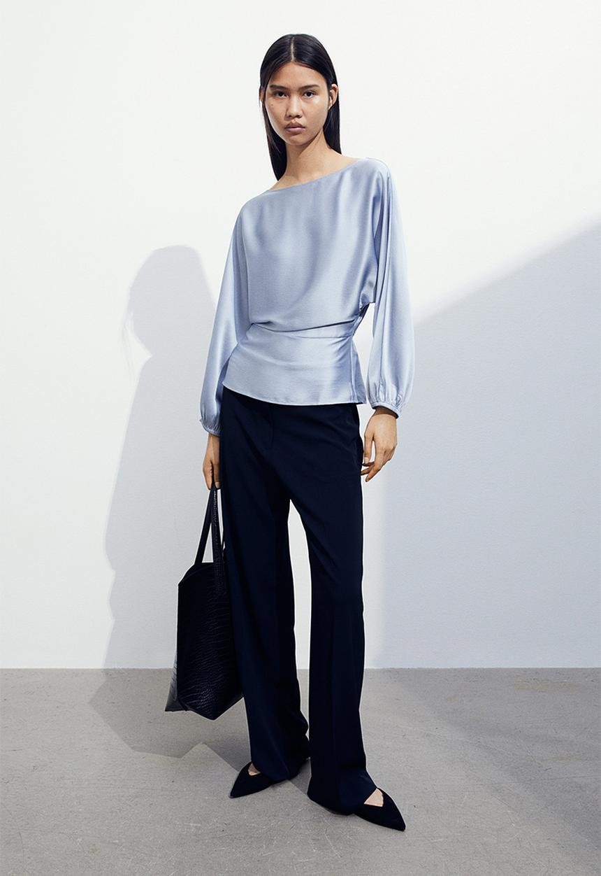H&M - Wide trousers - blue
