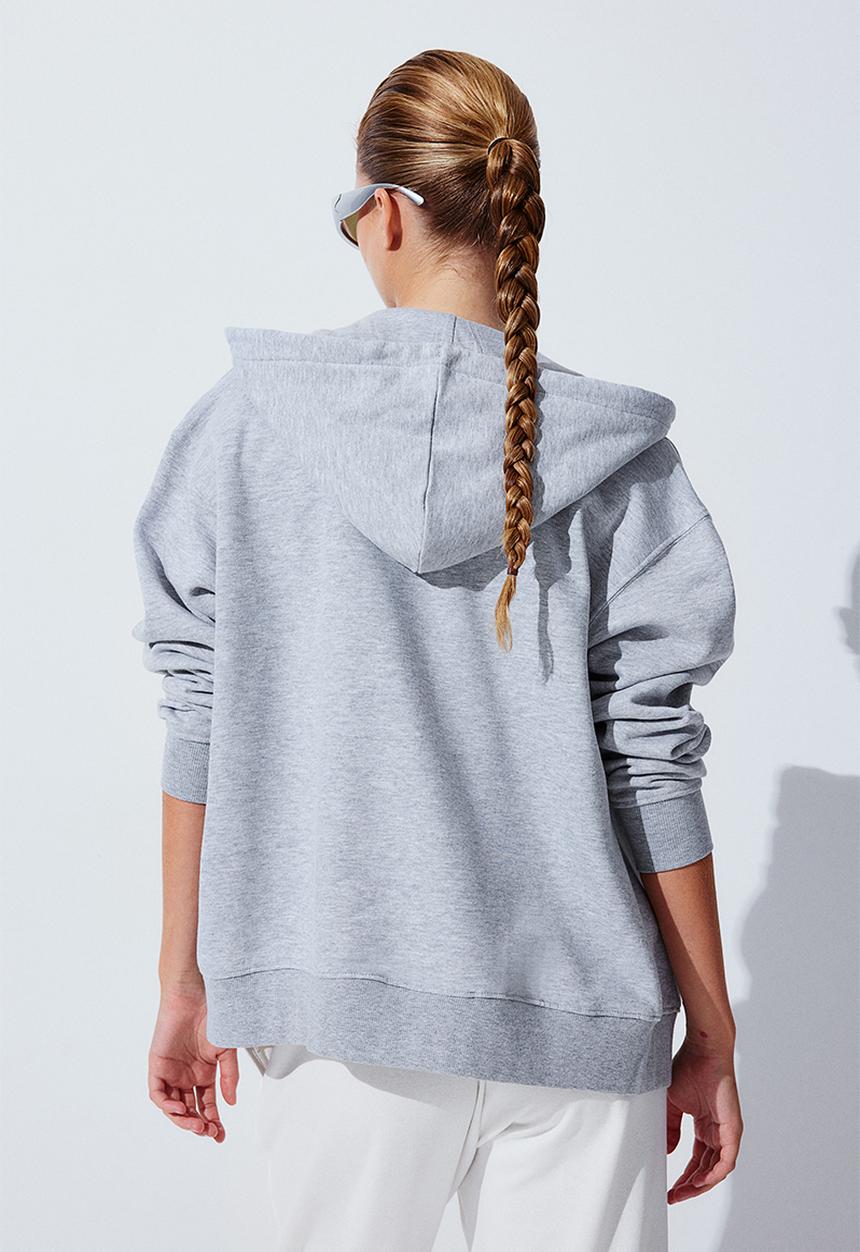 H&M - Zip-through hoodie - grey