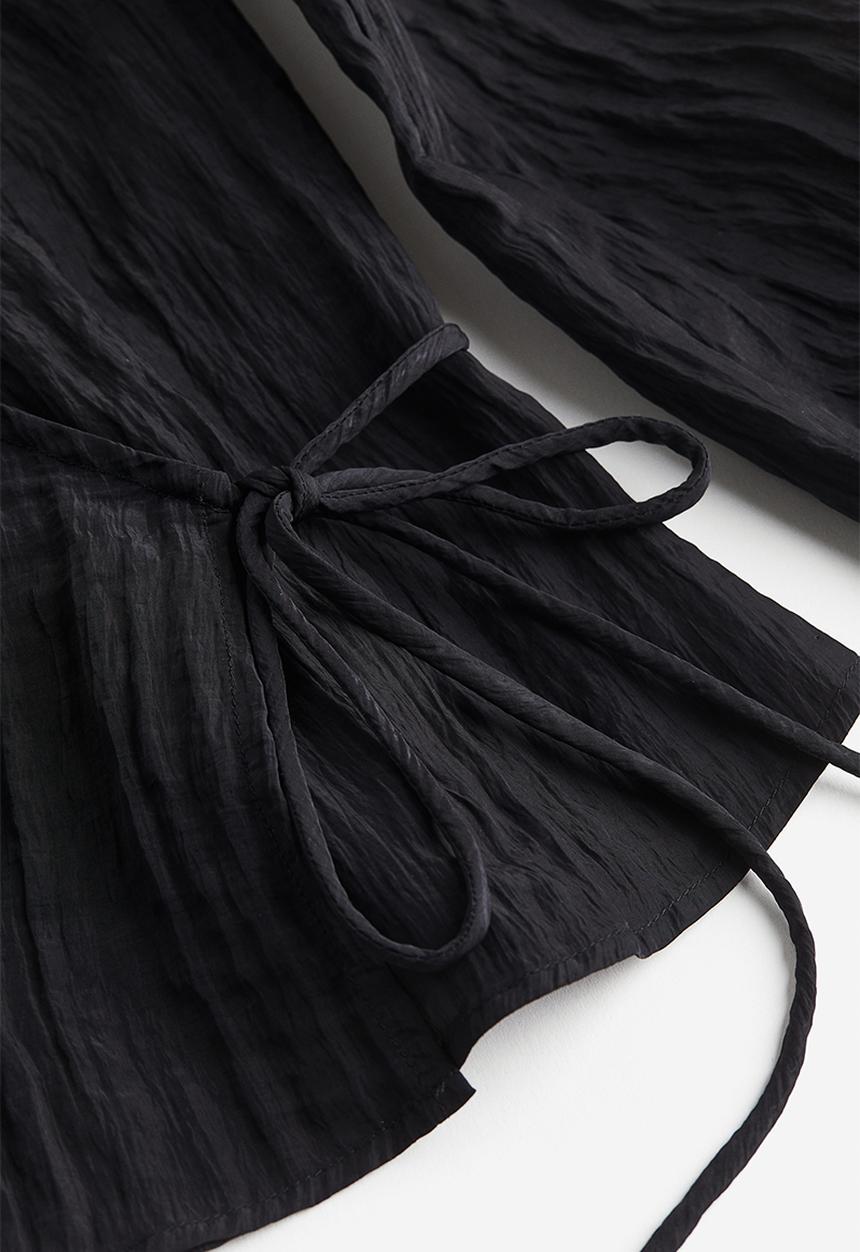 H&M - Wrapover top - black