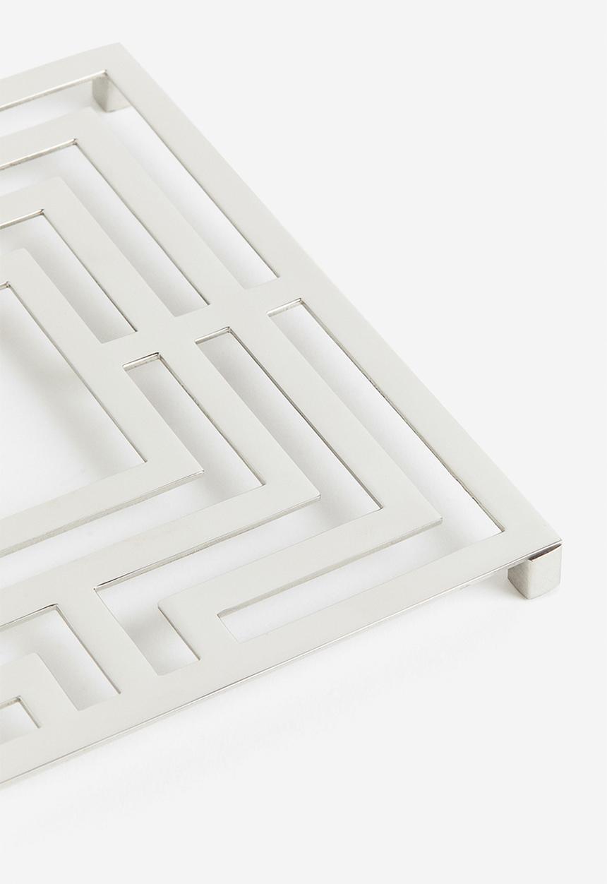 H&M - Metal trivet - silver