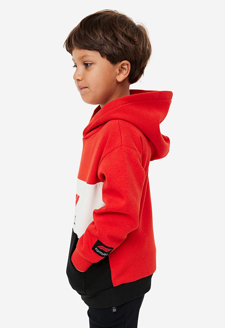 H&M - Printed hoodie - red, multi