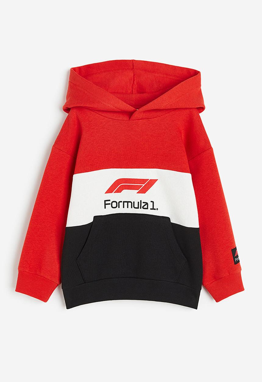 H&M - Printed hoodie - red, multi