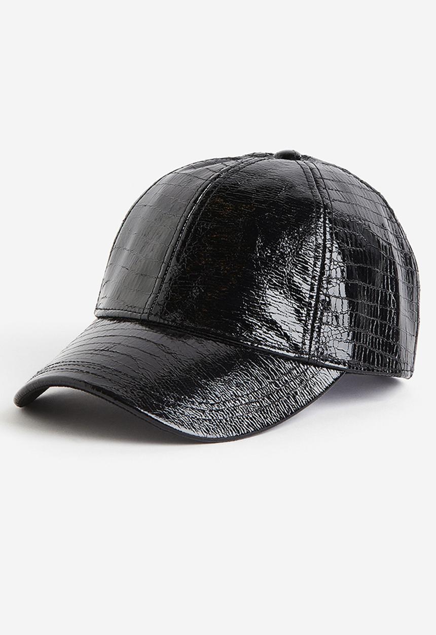 H&M - Coated cap - black