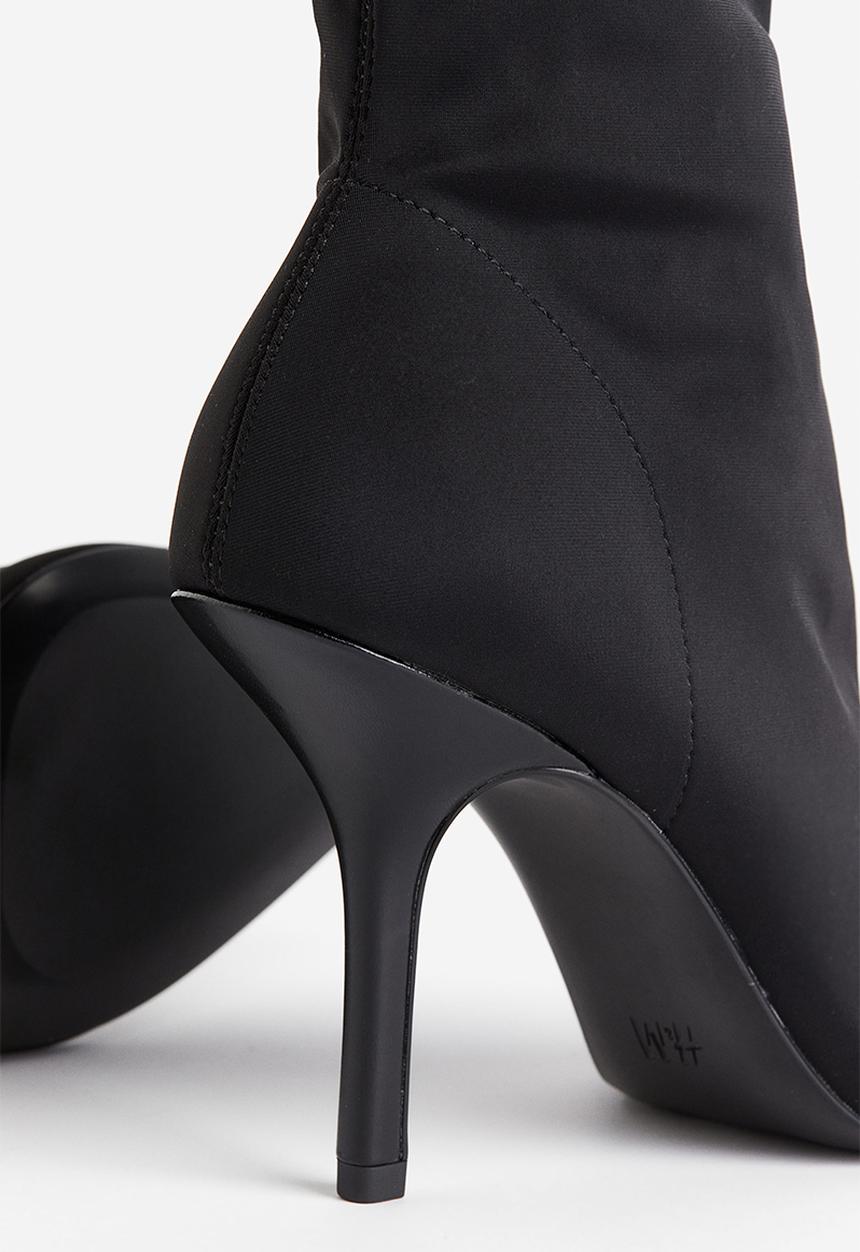 H&M - Heeled boots - black