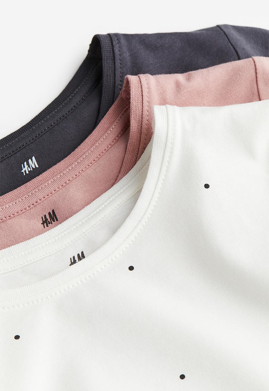 H&M - 3 Pack long-sleeved tops - multi