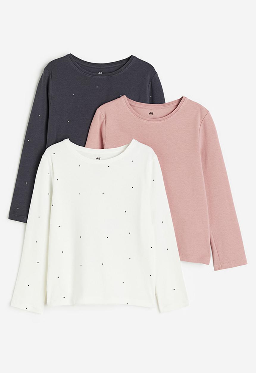 H&M - 3 Pack long-sleeved tops - multi