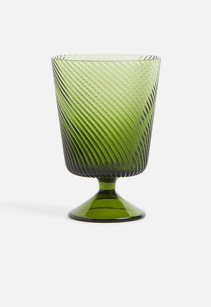 H&M - Wine glass - green