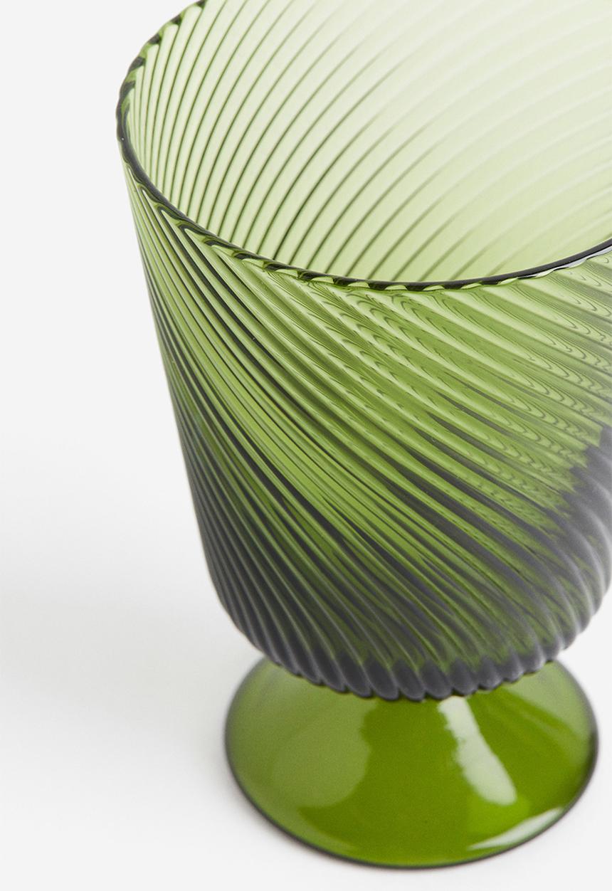 H&M - Wine glass - green