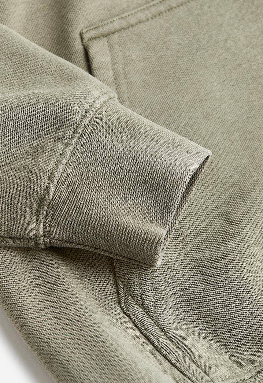 H&M - Hoodie - khaki green & brooklyn