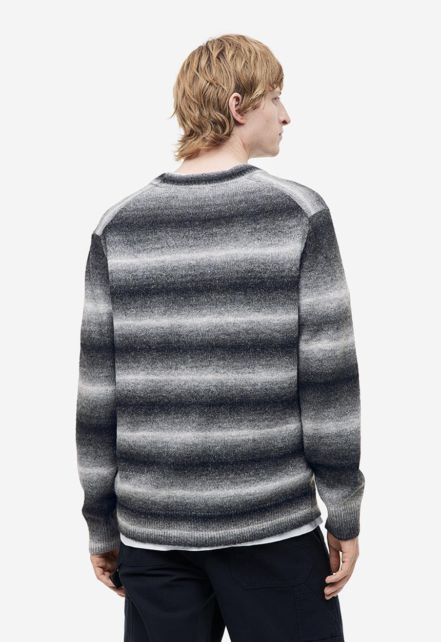 H&M - Regular fit cardigan - black striped