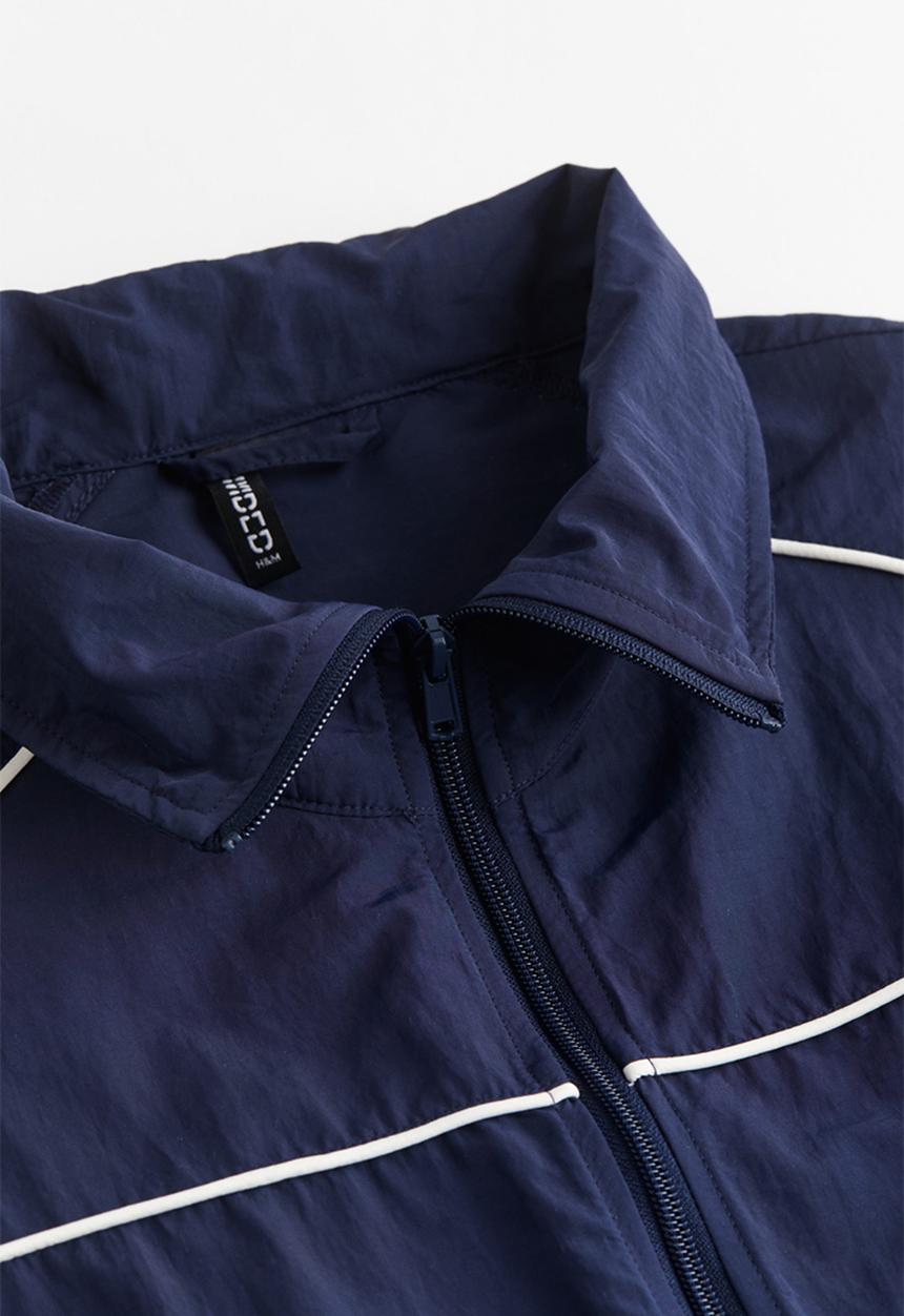 H&M - Nylon windbreaker - dark blue