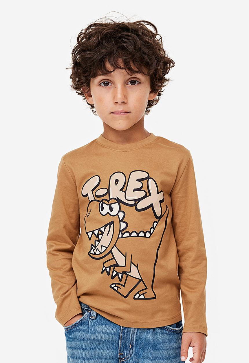 H&M - Long-sleeved t-shirt - brown