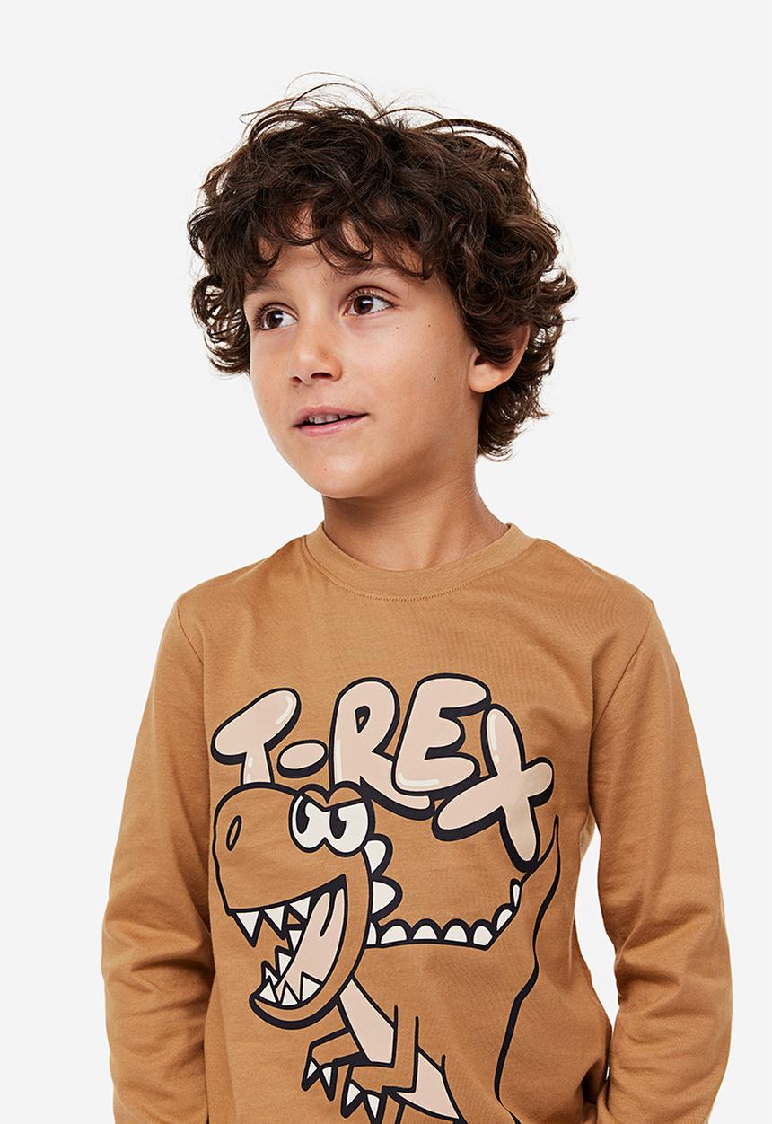 H&M - Long-sleeved t-shirt - brown