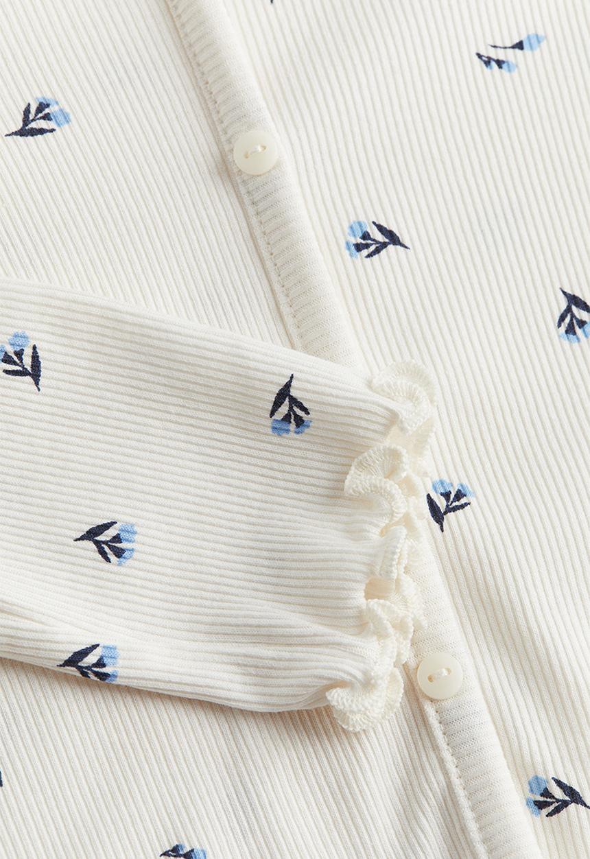 H&M - Long-sleeved jersey top - white