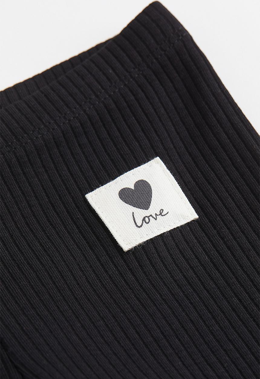 H&M - Cotton leggings - black