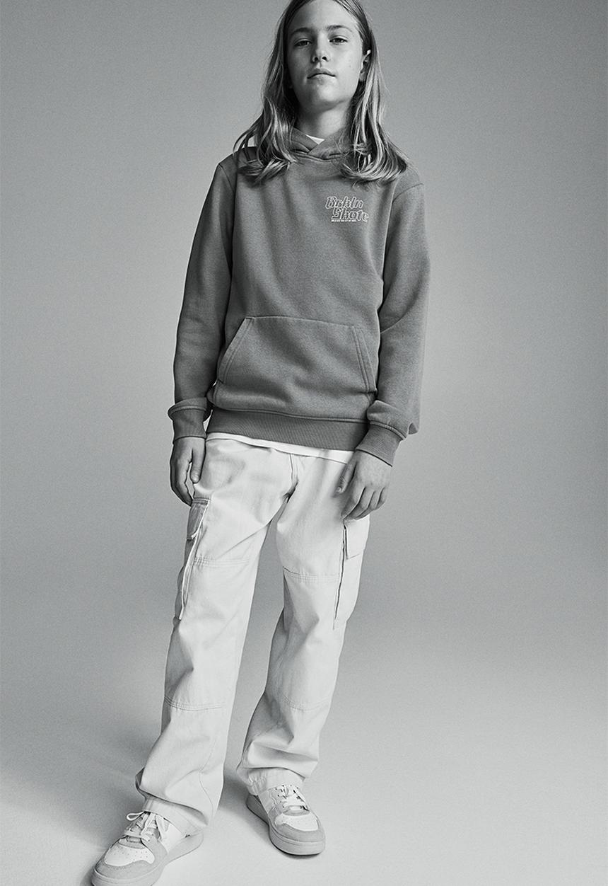H&M - Cotton cargo trousers - white