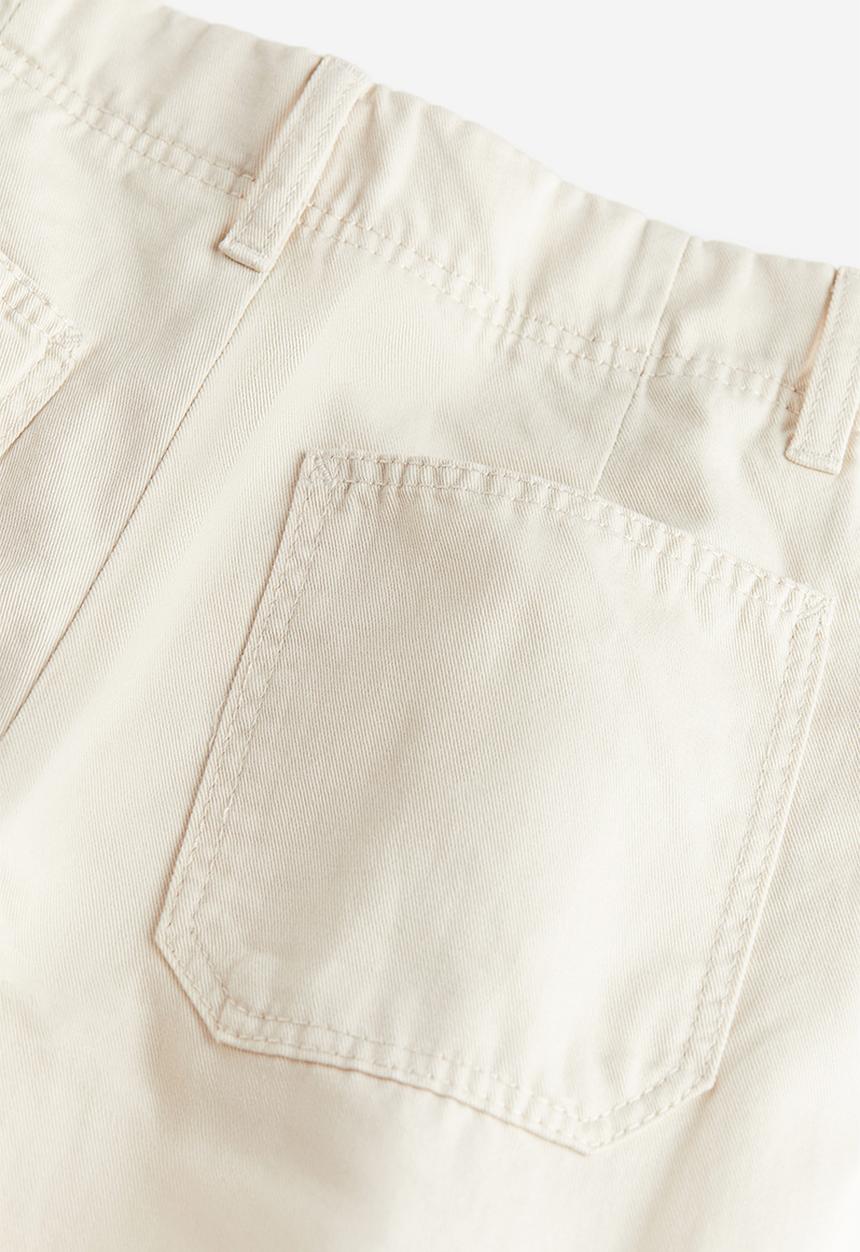 H&M - Cotton cargo trousers - white