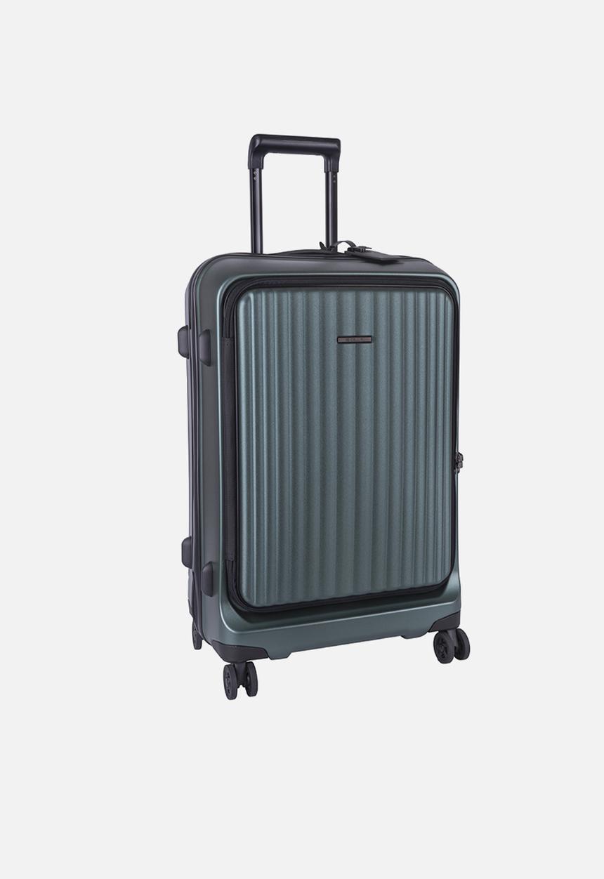 Cellini - Tri Pak 4 Wheel Trolley Case - Green