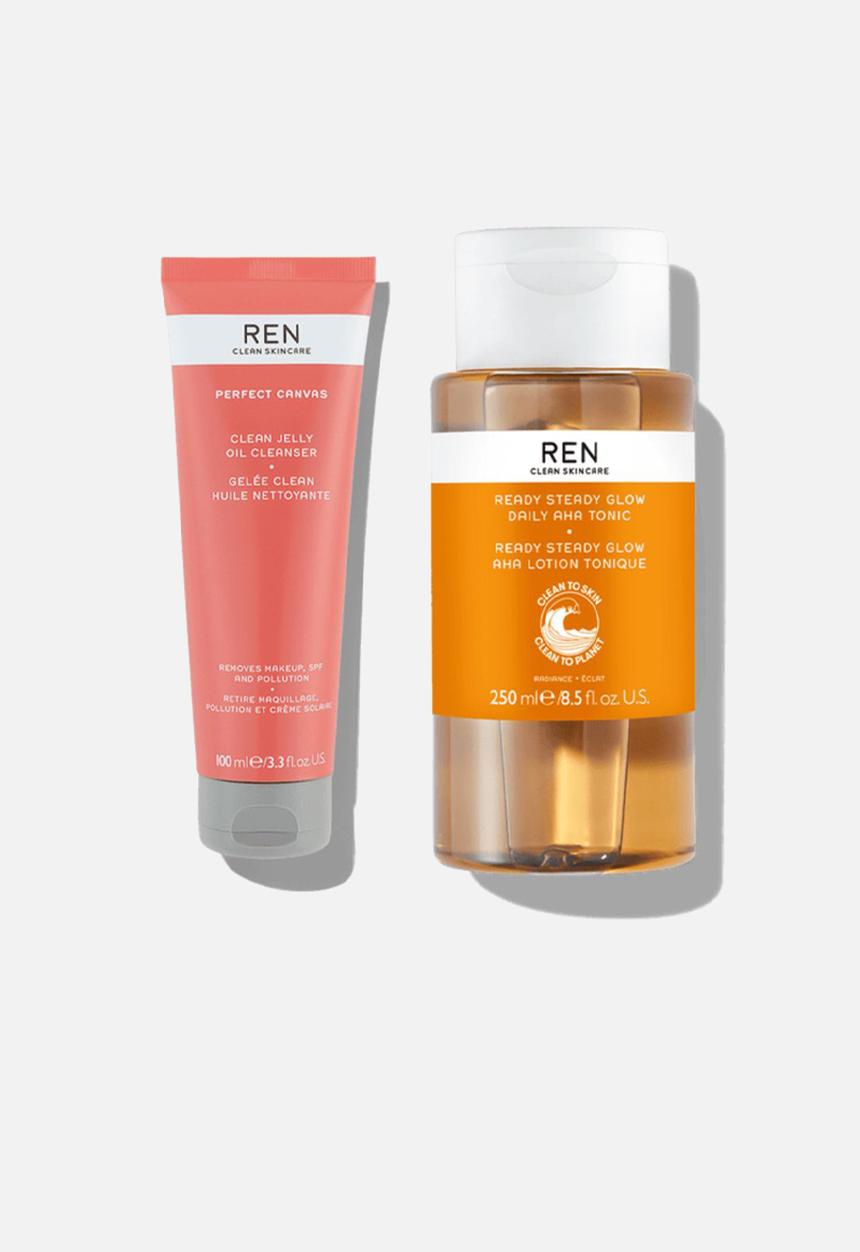 REN Clean Skincare - Cleanse & Glow Duo