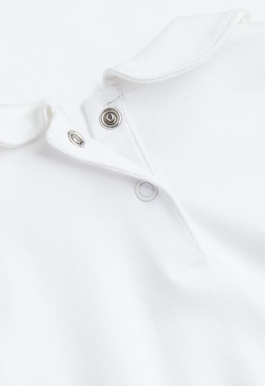 H&M - Collared bodysuit - white