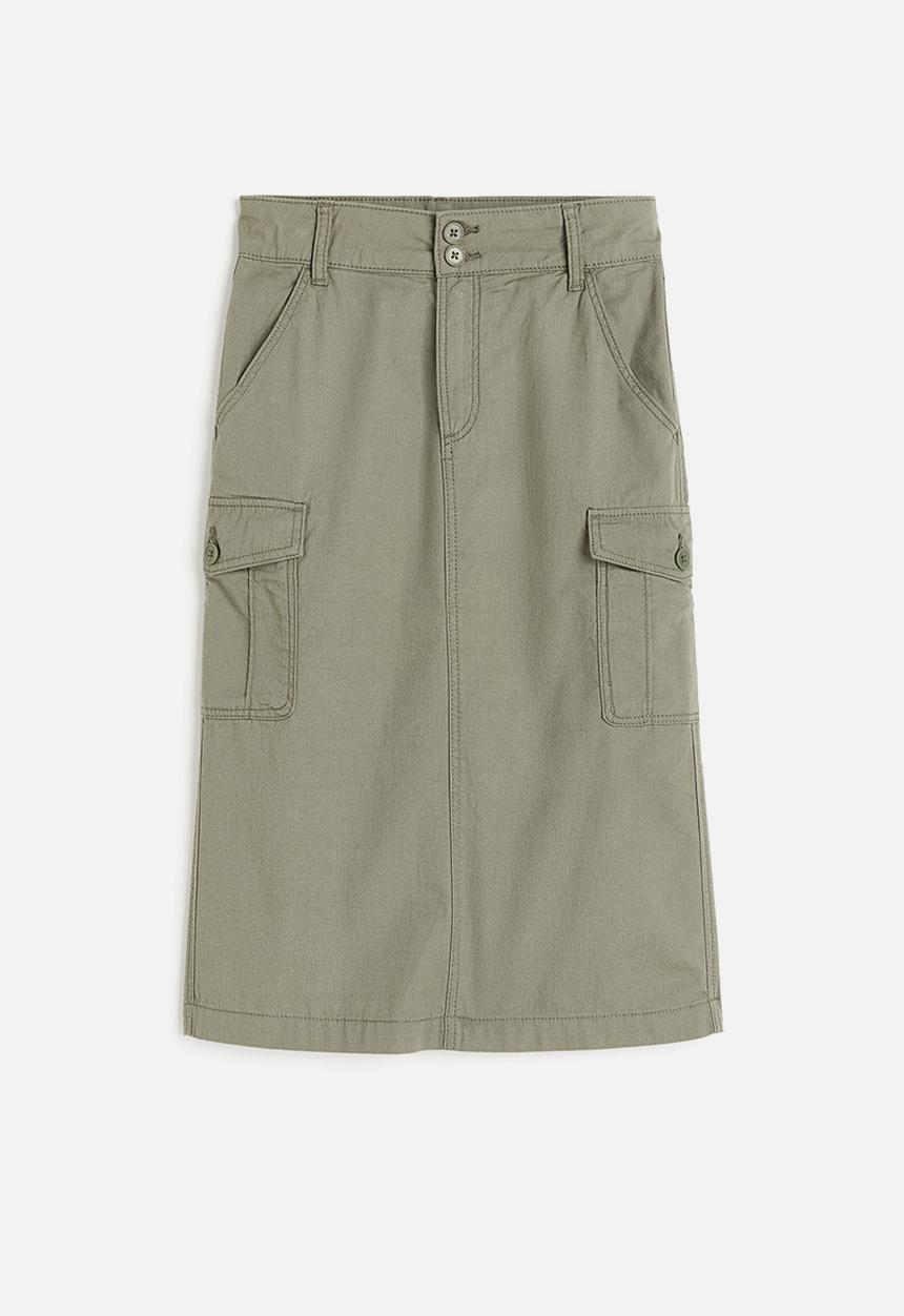 H&M - Cargo skirt - green