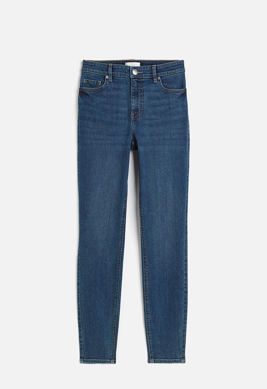H&M - Skinny regular jeans - dark denim blue