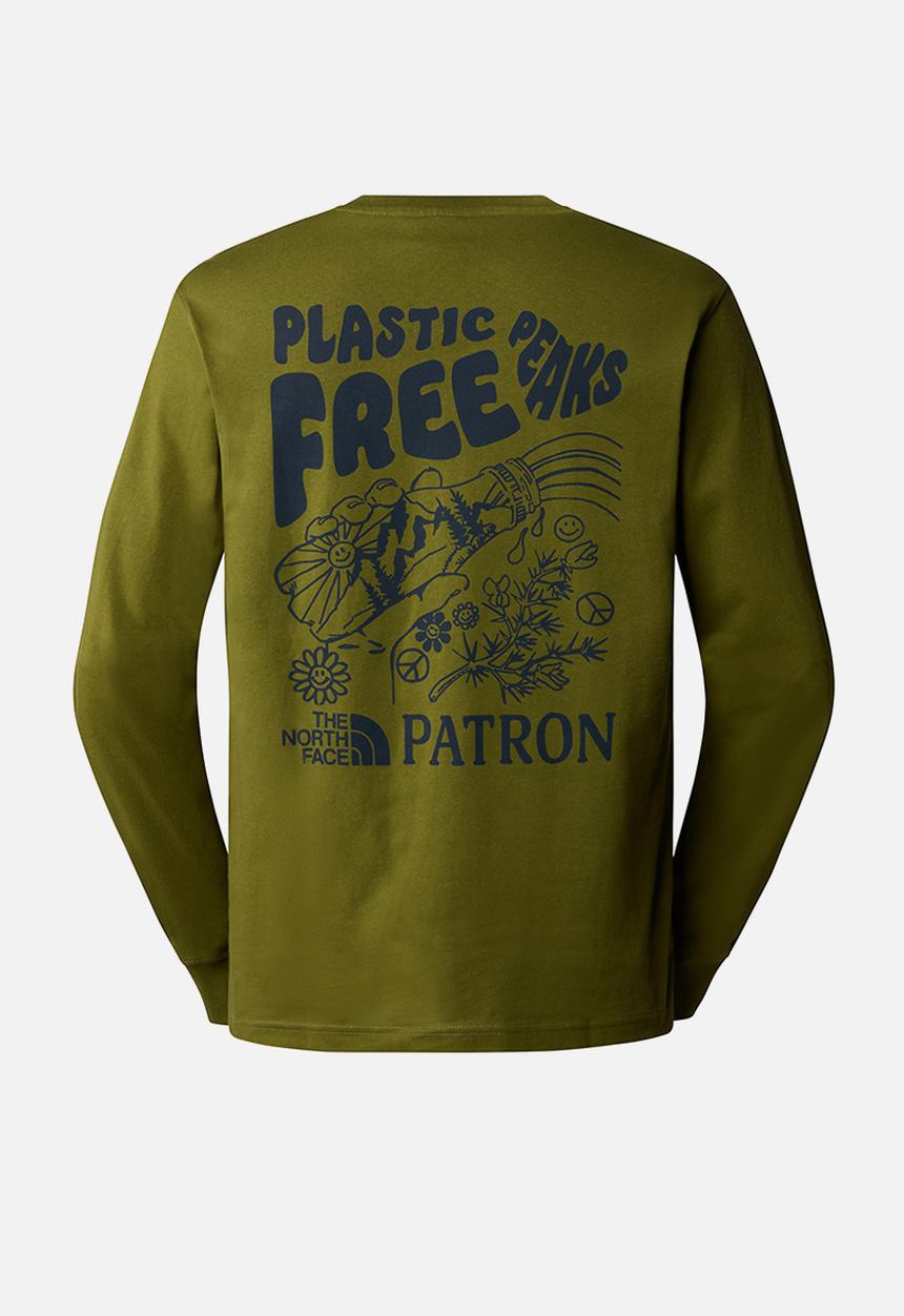 The North Face - M Nature Long Sleeve Tee - Forest Olive