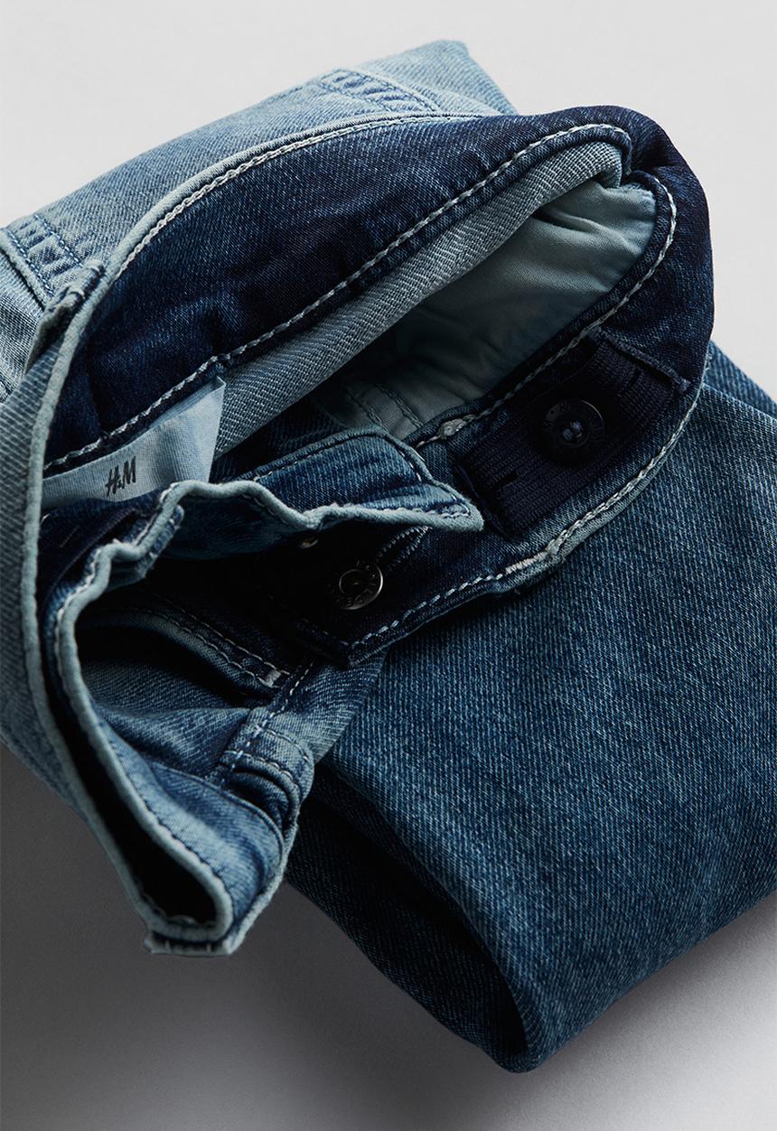 H&M - Super soft slim fit jeans - denim blue