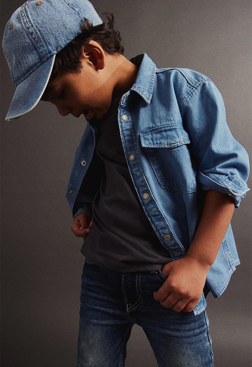 H&M - Super soft slim fit jeans - denim blue