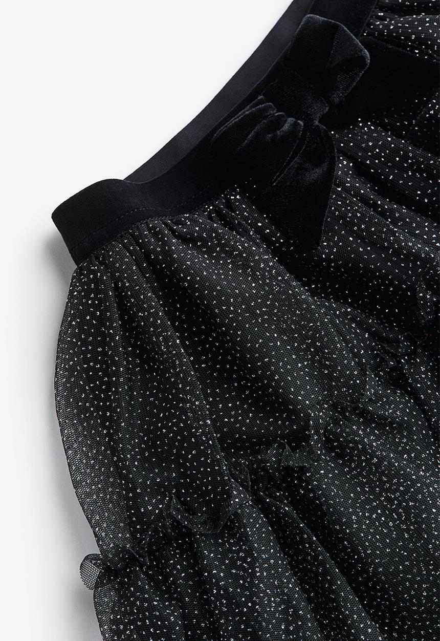 H&M - Tulle skirt - black/glittery