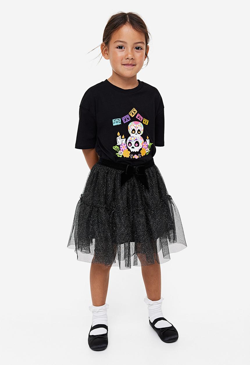 H&M - Tulle skirt - black/glittery