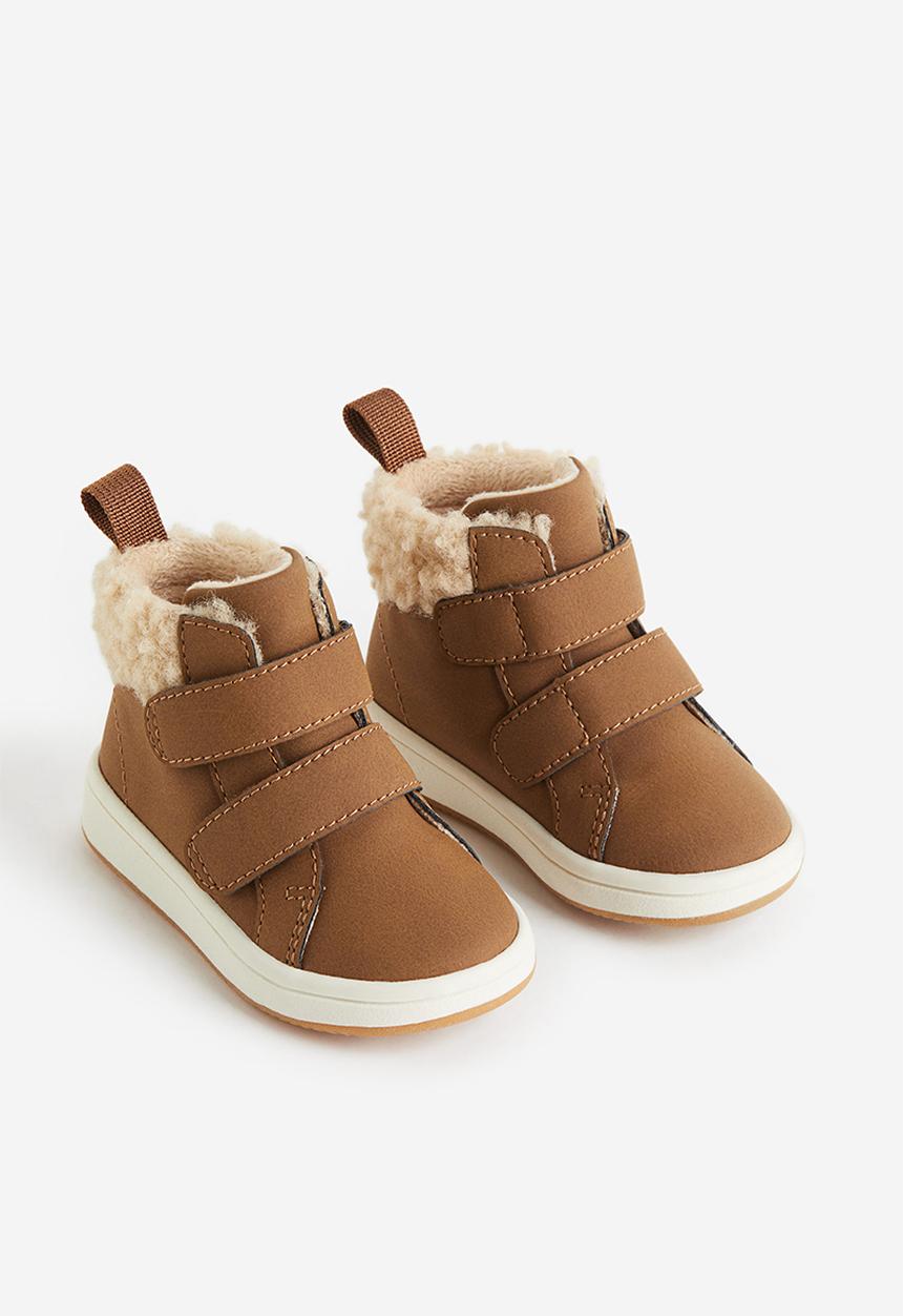 H&M - Warm-lined hi-top trainers - brown