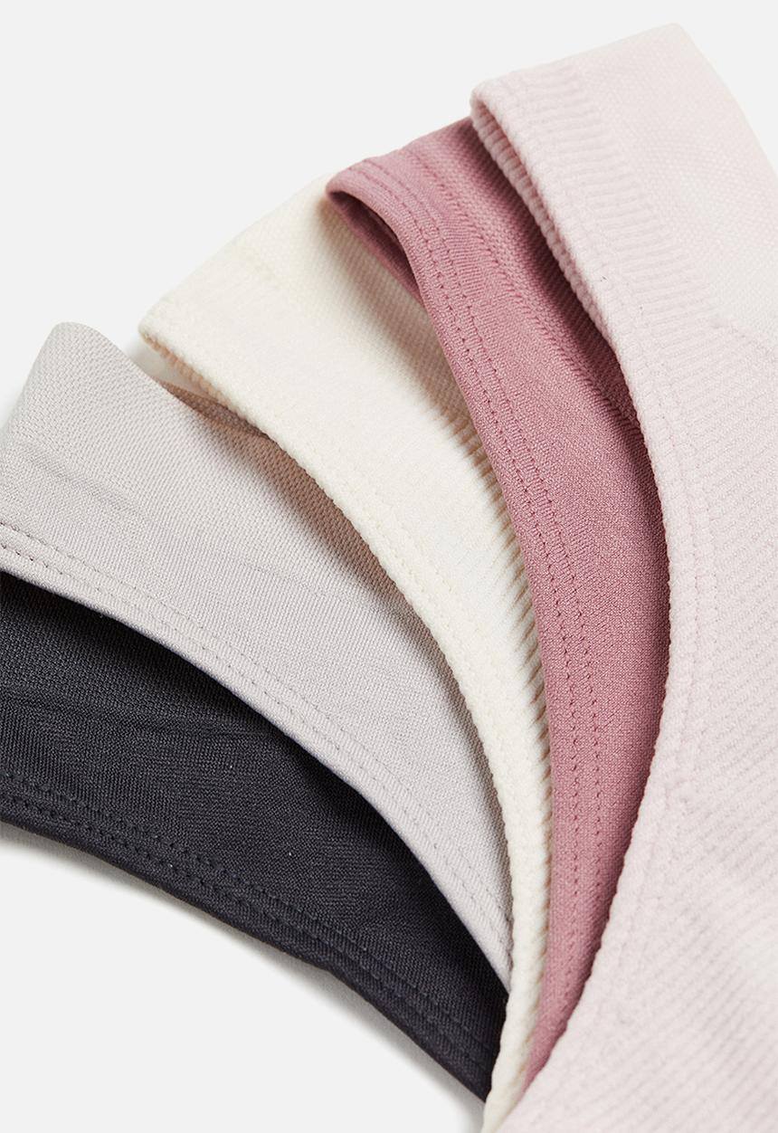 H&M - 5 pack seamless thong briefs - multi