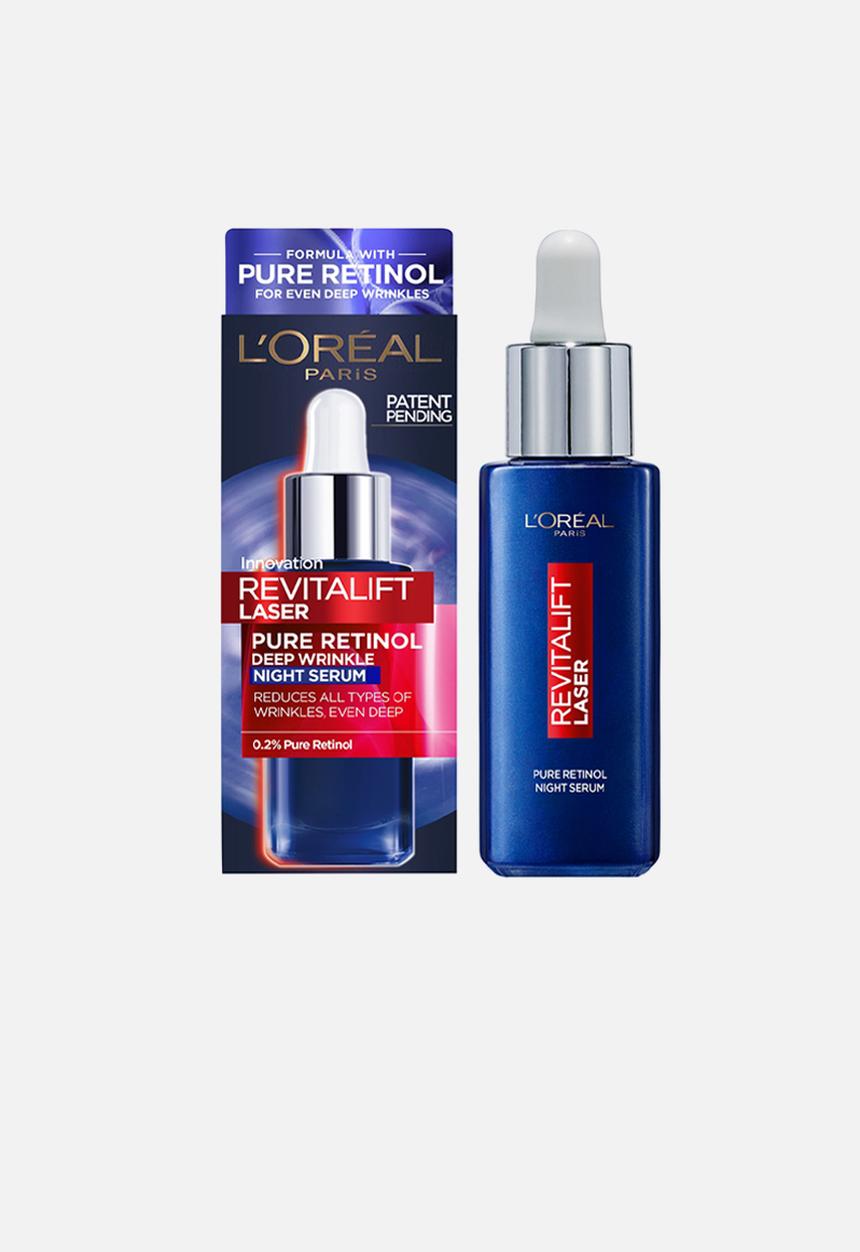 L'Oreal Paris - Revitalift Laser 0.2% Pure Retinol Deep Wrinkle Night Serum 30ml
