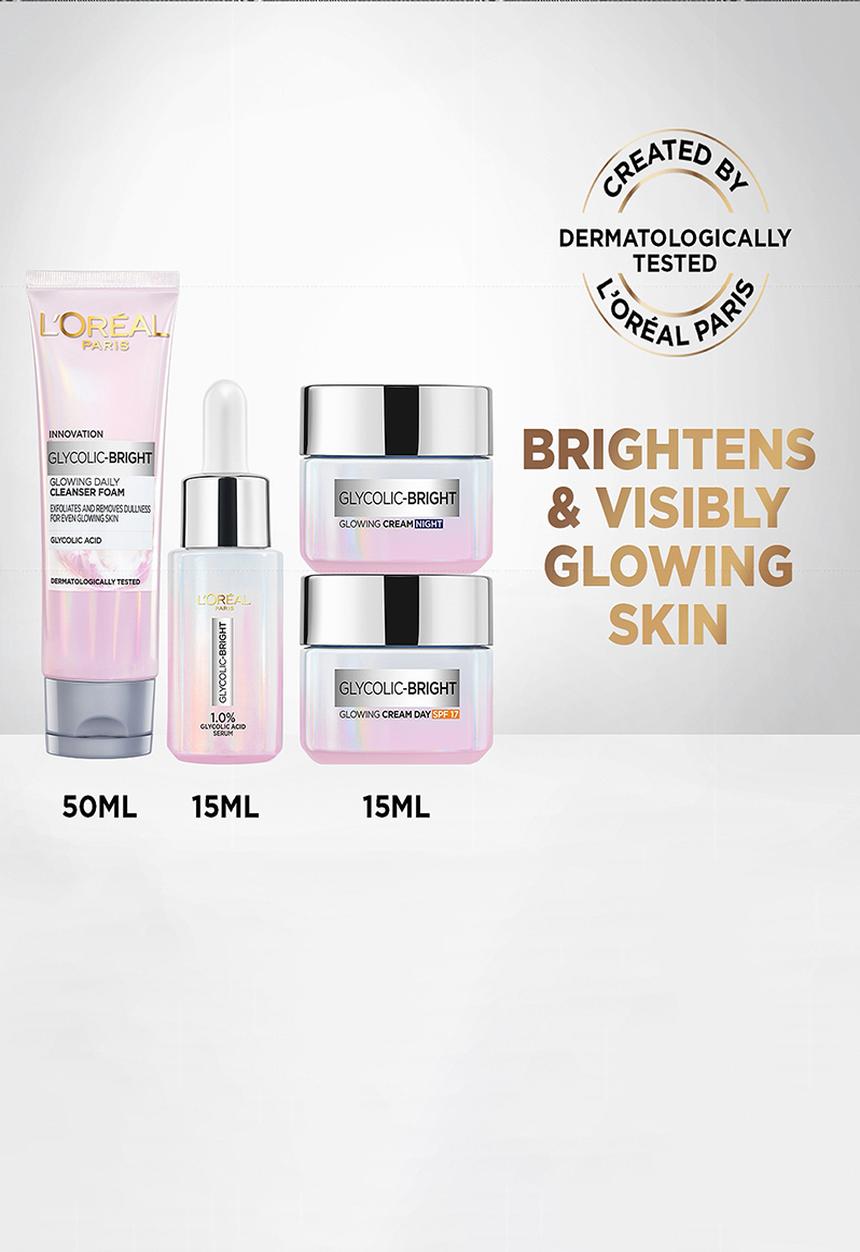 L'Oreal Paris - Glycolic Bright Glowing Night Cream 50ml