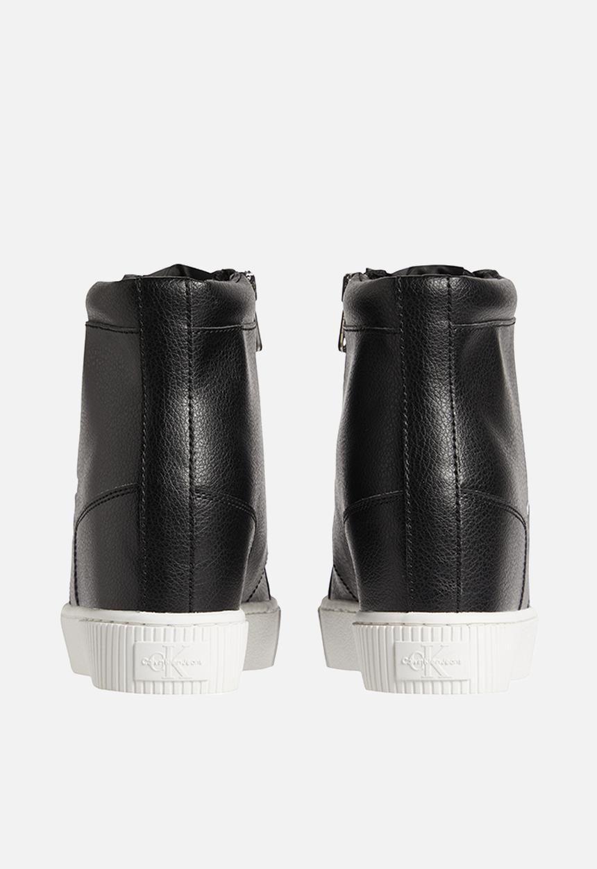Calvin Klein - Hidden wedge cupsole laceup wn - black/silver