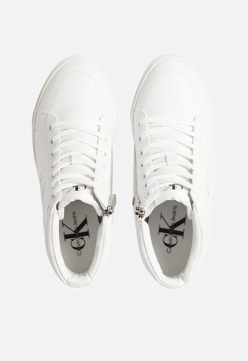 Calvin Klein - Hidden wedge cupsole laceup wn - bright white/silver