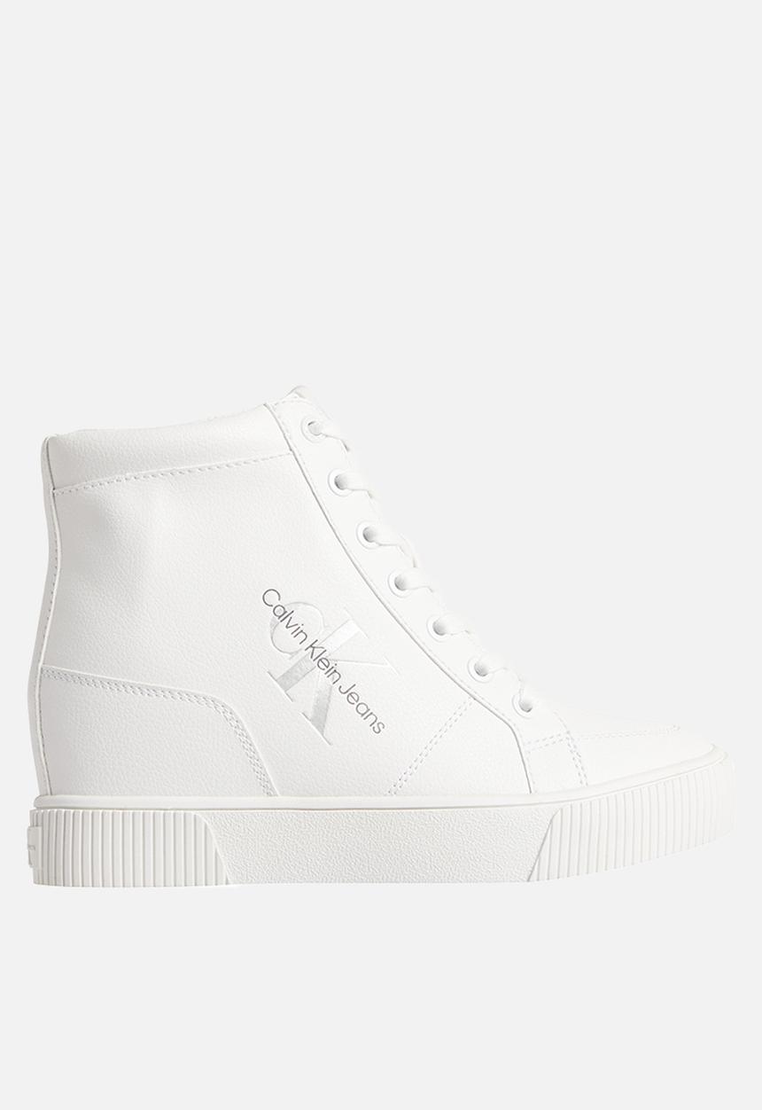 Calvin Klein - Hidden wedge cupsole laceup wn - bright white/silver