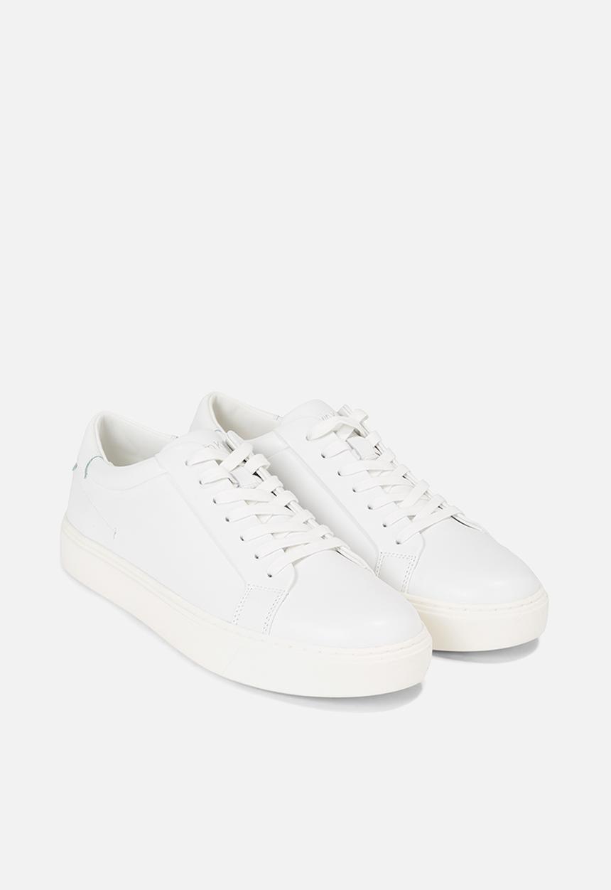 Calvin Klein - Low top lace up lth sm - Triple White