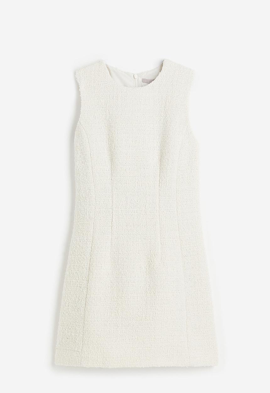 H&M - Bouclé dress - white