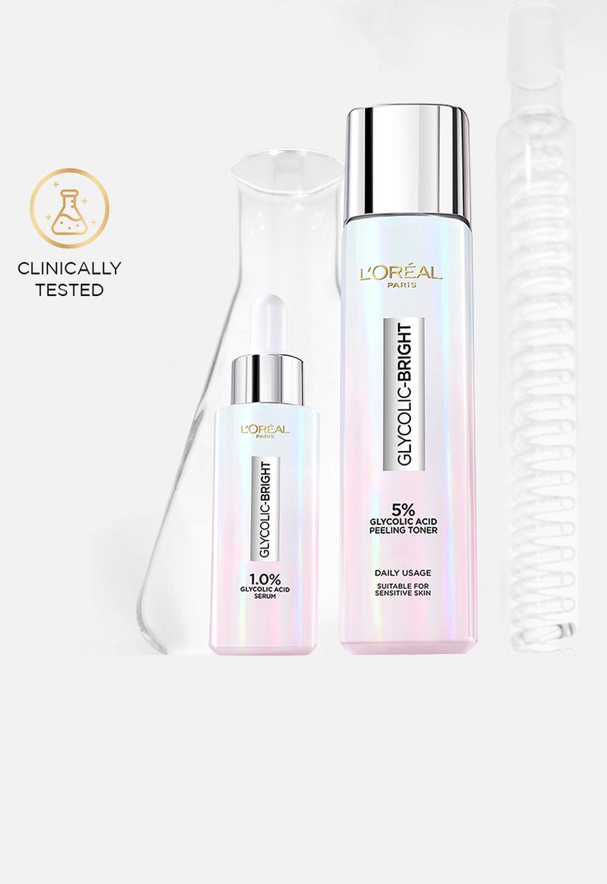 L'Oreal Paris - Glycolic Bright Peeling Toner 128ml