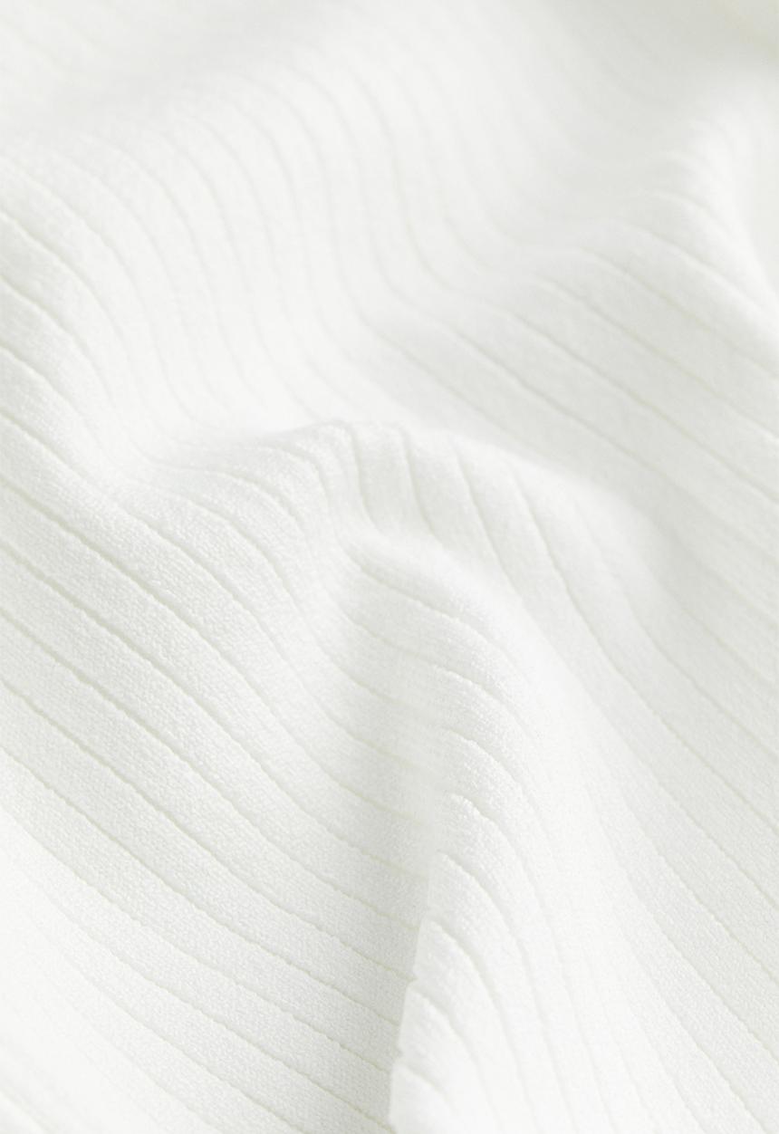 H&M - Asymmetric-neck jumper - white
