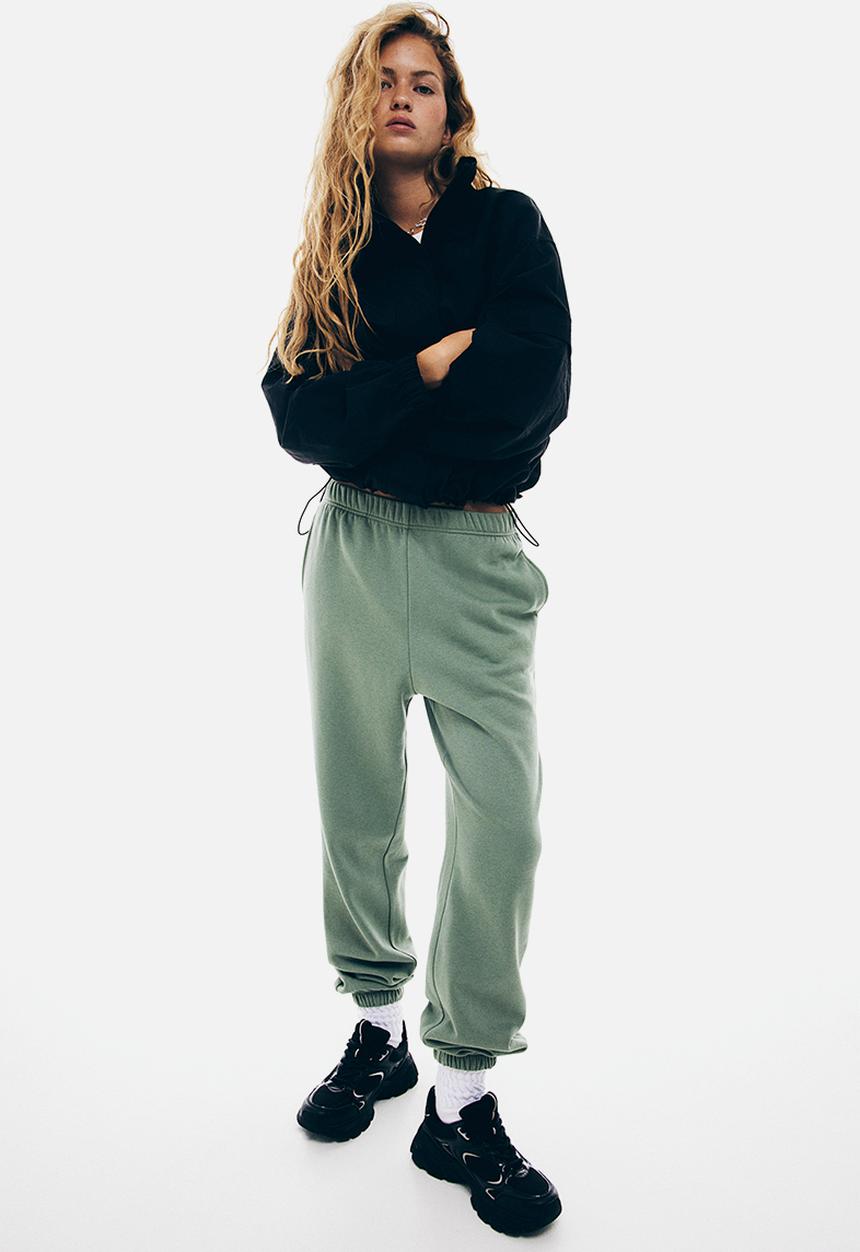 H&M - Joggers - dusty green