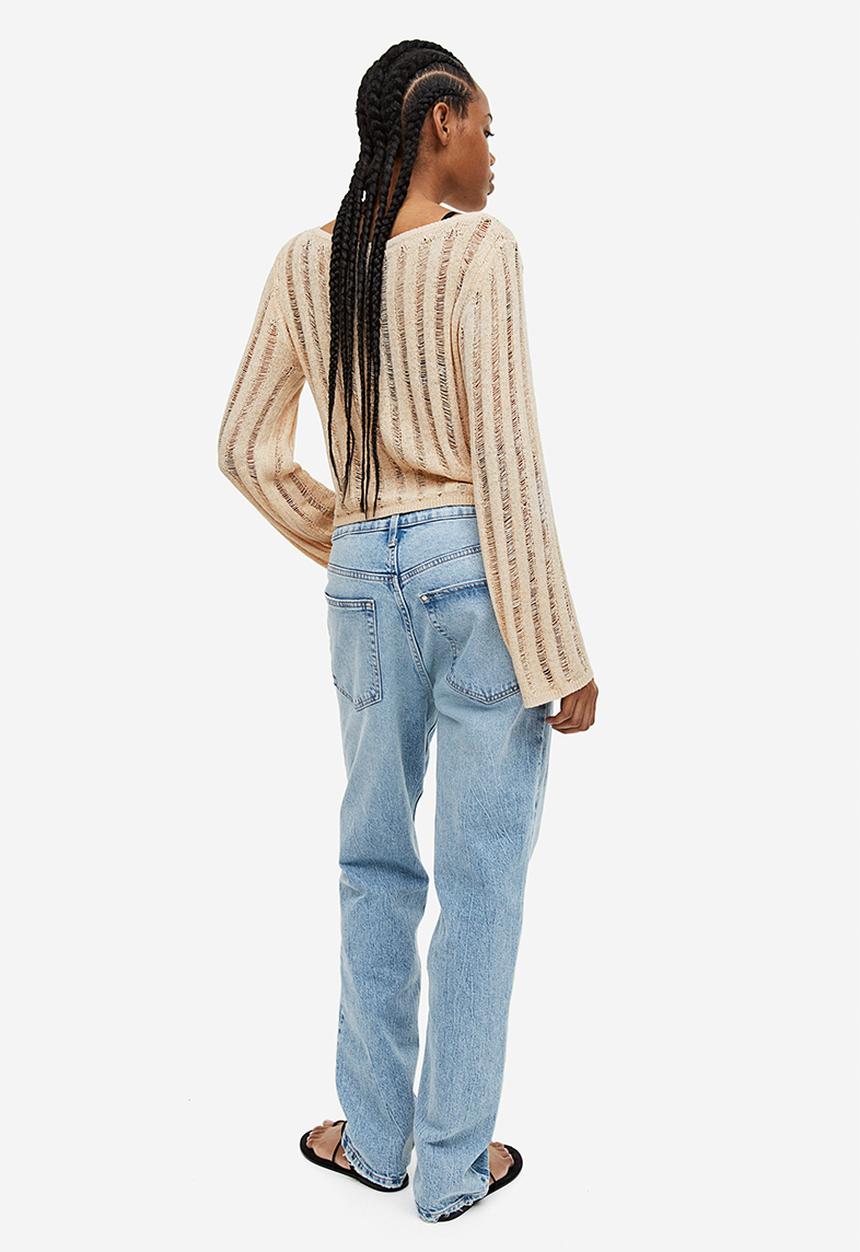 H&M - Ladder-stitch-look jumper - beige