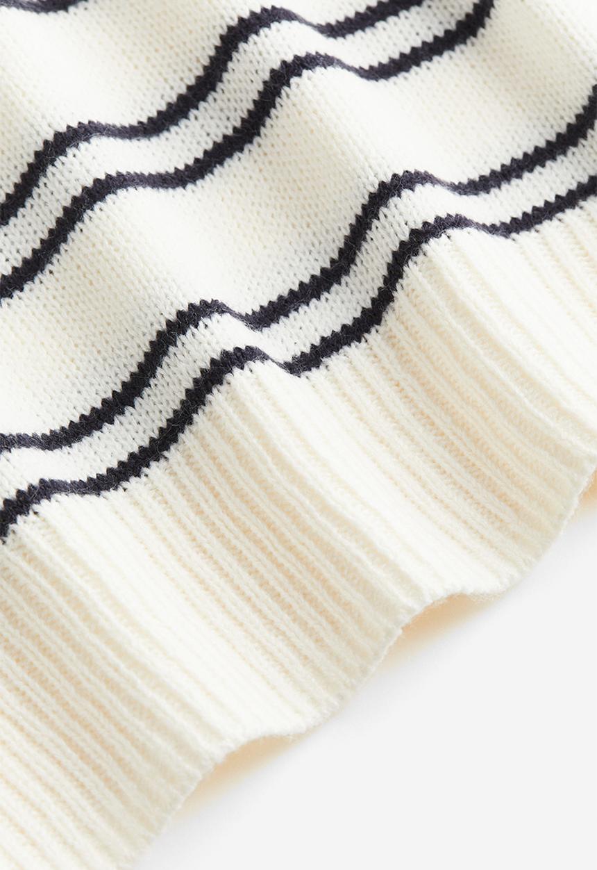 H&M - Jumper - cream striped