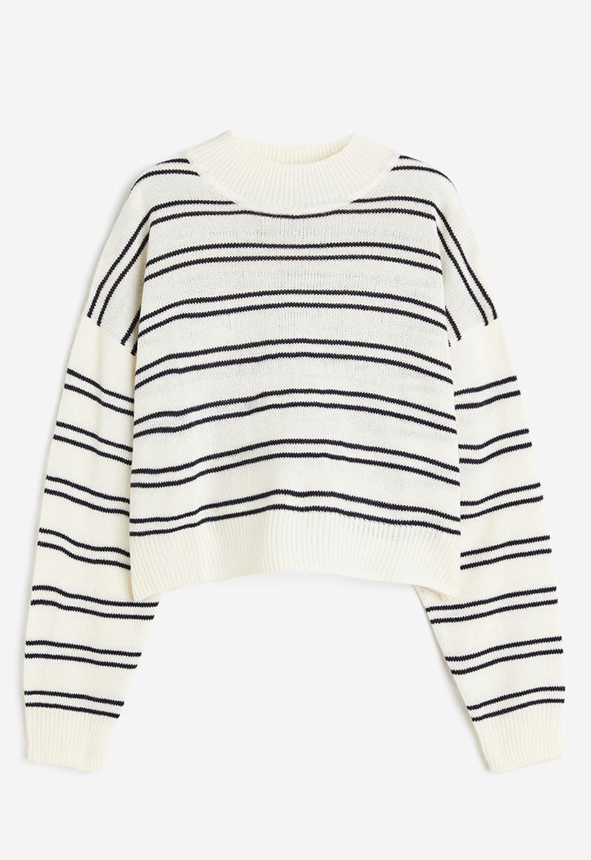 H&M - Jumper - cream striped