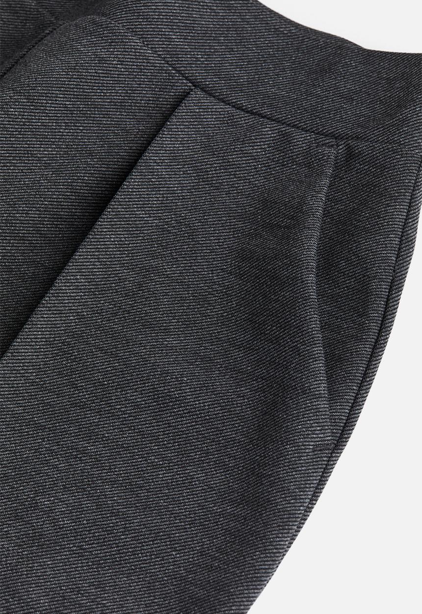 H&M - High-waisted tailored trousers - dark grey