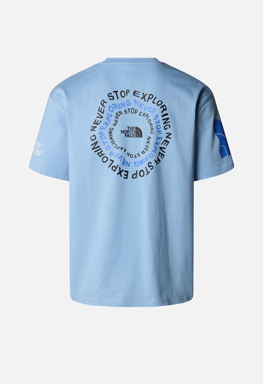 The North Face - U Nse Graphic Short Sleeve Tee - Steel Blue (Qeo)