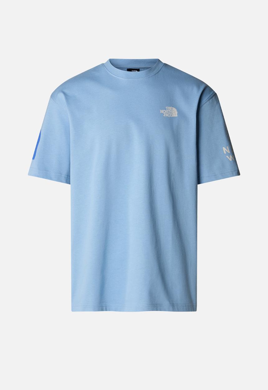 The North Face - U Nse Graphic Short Sleeve Tee - Steel Blue (Qeo)