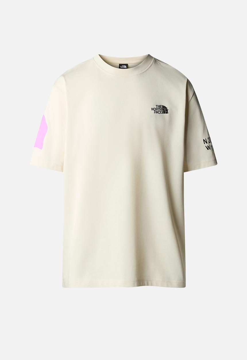 The North Face - U Nse Graphic Short Sleeve Tee - White Dune (Qli)